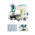 Reasonable Price High-speed 3-needle Feed Off The Arm Sewing Machine with Inner Double Puller medium-heavy/heavy sewing machine